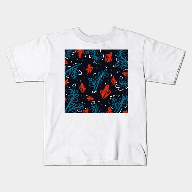 HOLIDAY FEEL PATTERN Kids T-Shirt by artistic-much